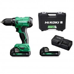 Perceuse Visseuse Sans Fil HIKOKI 18V 50Nm 2Ah Li-Ion Avec 2 Batteries + Chargeur