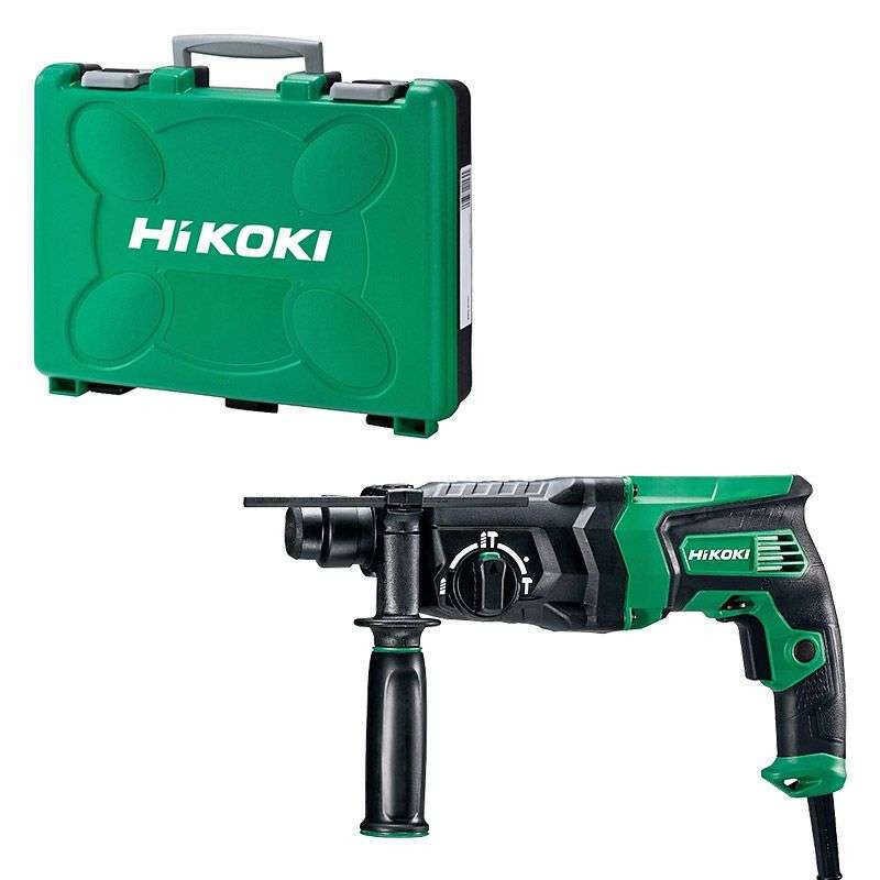 Perforateur Burineur Filaire Ø26mm HIKOKI SDS Plus 830W 2.9J en Coffret