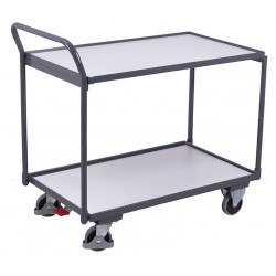 Chariot VARIOFIT 2 Plateaux Bois ESD Charge 250 kg.