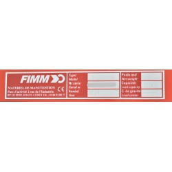 Pince de Serrage Manuelle pour Fût 220L FIMM 840009378 - A277158