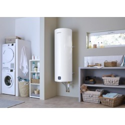 Chauffe-Eau Electrique 150L ATLANTIC Aquéo Connecté ACI Hybride Vertical Mural