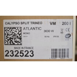 Chauffe-Eau Thermodynamique 200L ATLANTIC Calypso Split Connecté 232523-WOYD030KPC-232521