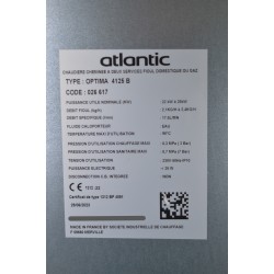 Chaudière au Sol Fioul et Gaz Basse Température 25kW ATLANTIC Optima 4125B 026617