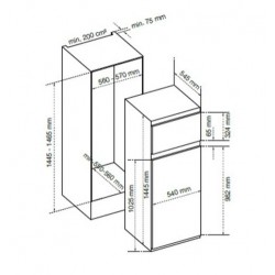 Dimensions d'encastrement