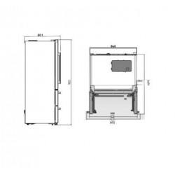 Réfrigérateur Congélateur 539L BEKO GNE6039XPN