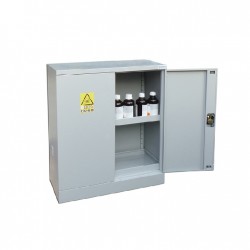 Armoire de Sécurité 135L TRIONYX 2 Portes Pour Produits Dangereux Avec 1 Bac de Rétention