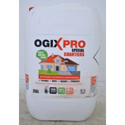 Bidon 20L d'Anti-Dépôt Vert Anti-Mousse OGIX PRO Spécial Chantier 9,6%