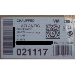 Chauffe-Eau Électrique 200L ATLANTIC Chaufféo 021117