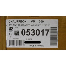 Chauffe-Eau Électrique 200L ATLANTIC Chaufféo Plus 053017