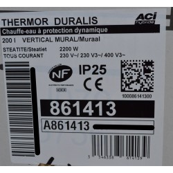 Chauffe-Eau Électrique 200L THERMOR Duralis Compact 861413