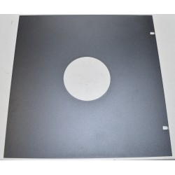 20/10 Acier 500X500mm Trou Central Ø155mm