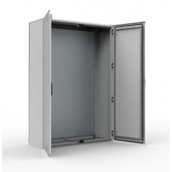 Armoire Électrique au Sol Acier NVENT HOFFMAN 2 Portes Pleines 1400x1000x300mm