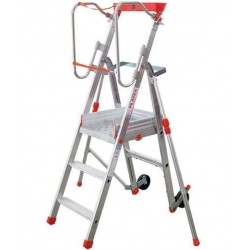 Escabeau Plate-Forme Individuelle Mobile FACAL Platea 3 Marches Hauteur de Travail 2.56m