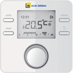 Thermostat Régulation Ambiance Programmable ELM LEBLANC CR100 Pour Chaudière...