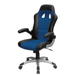 Fauteuil de Bureau MT INTERNATIONAL Racing Chair Avec Haut Dossier Basculant et Accoudoirs