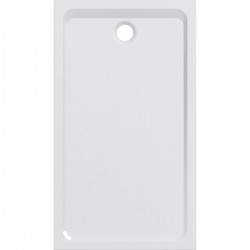 Receveur de Douche Extra-Plat GEBERIT Melua à Poser en Marbex Blanc Mat - 00093800777G