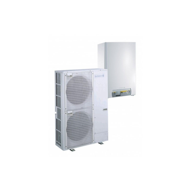 Ensemble De Pompe à Chaleur Air Eau Reversible 11kw Oertli Groupe De Dietrich Awhp11mr2 Neuf Déclassé