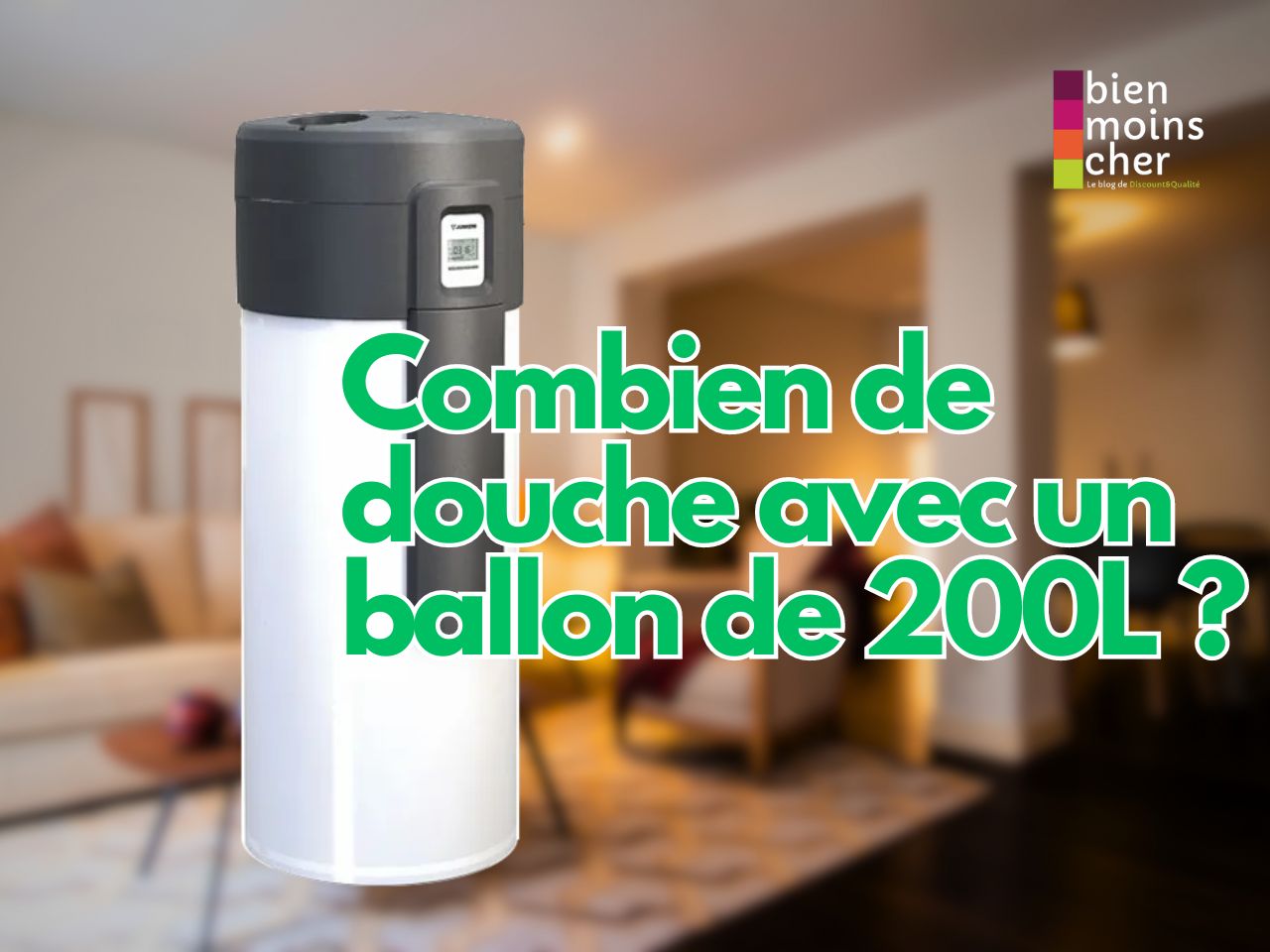 Combien de douche avec un ballon de 200L ?