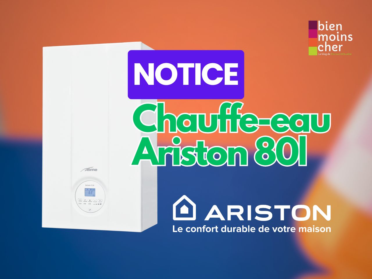 Chauffe-eau Ariston 80l –  Notice