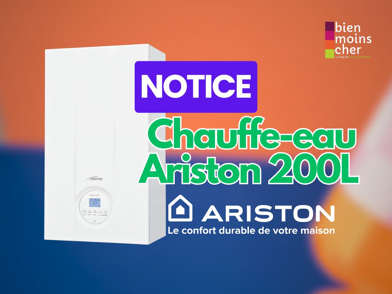 Notice Chauffe-eau Ariston 200L