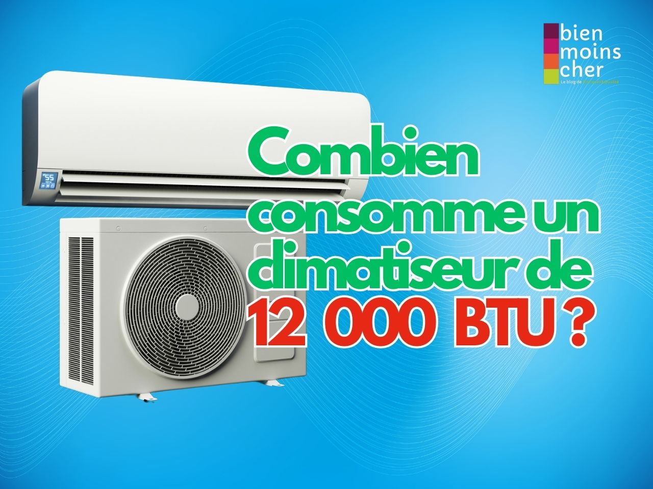 Combien consomme un climatiseur de 12000 BTU ?